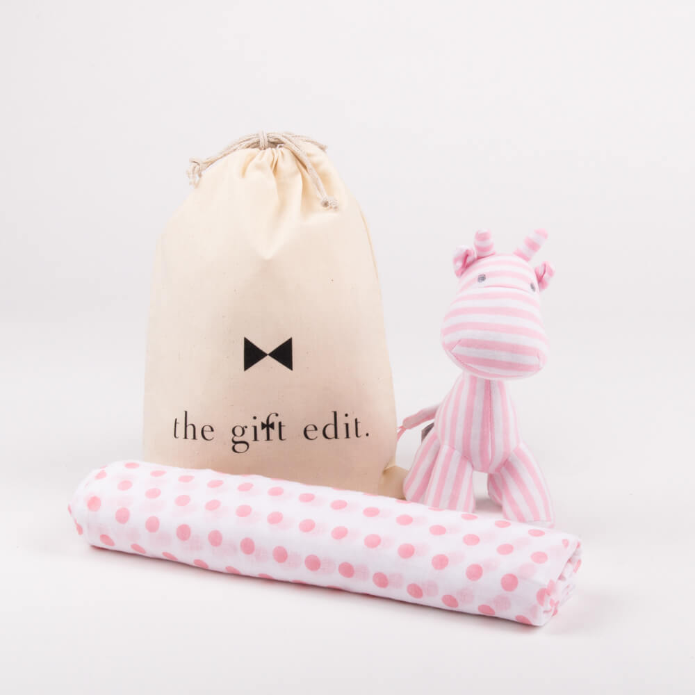 You Bet Giraffe I Love You - Pink