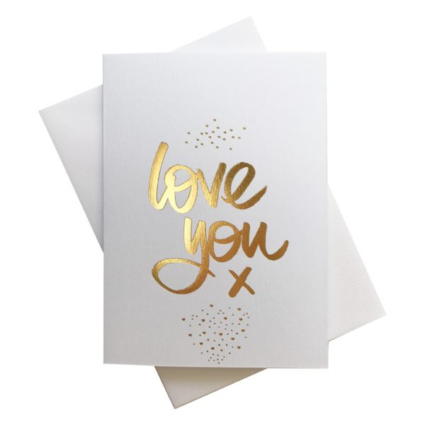 Love You X Card