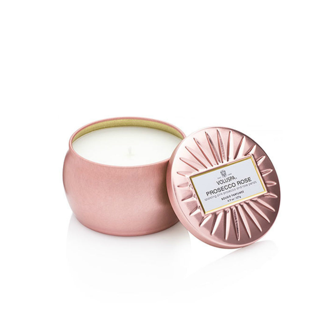 VOLUSPA PROSECCO ROSE DECORATIVE CANDLE