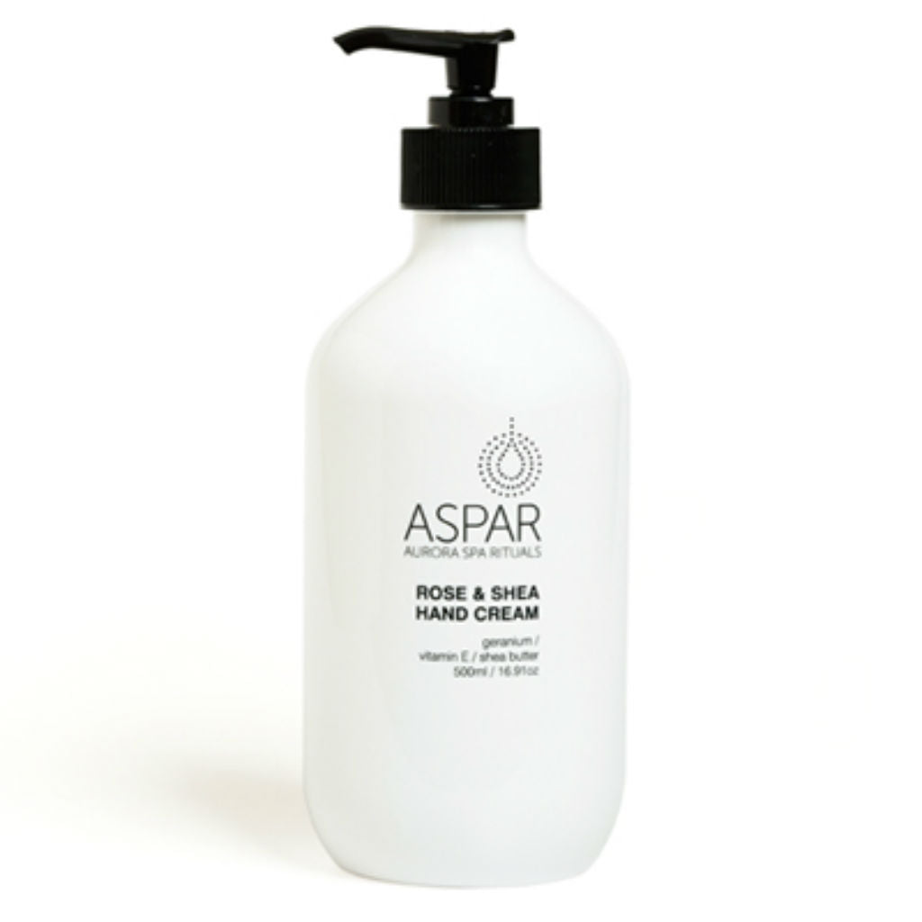 Rose & Shea Hand Cream 500mL Pump by ASPAR