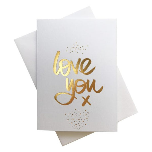 Love You X Card