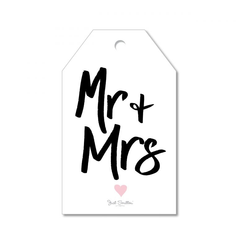 Mr & Mrs Gift Tag