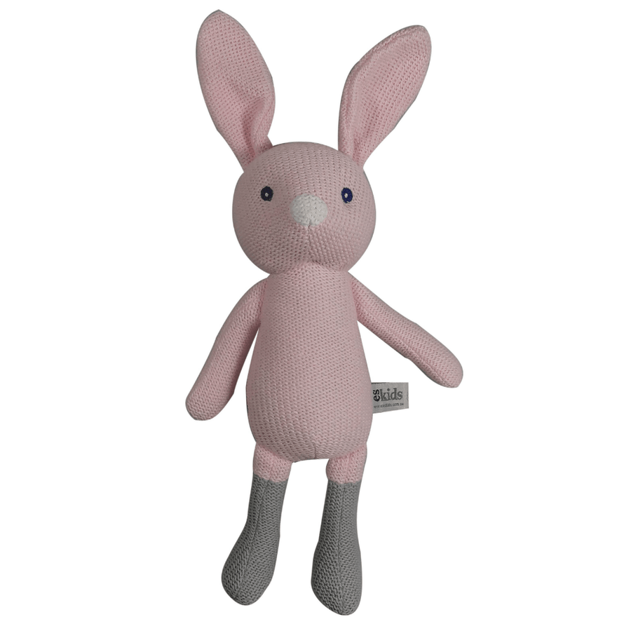 Pink Knitted Bunny by ES Kids