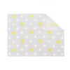 Yellow Polka Dot Baby Blanket by Mint & Me